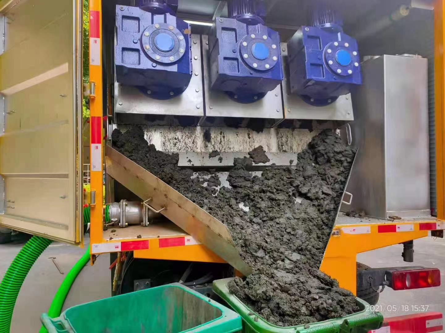 张湾化粪池清掏城市维护站-泥浆净化干湿分离处理